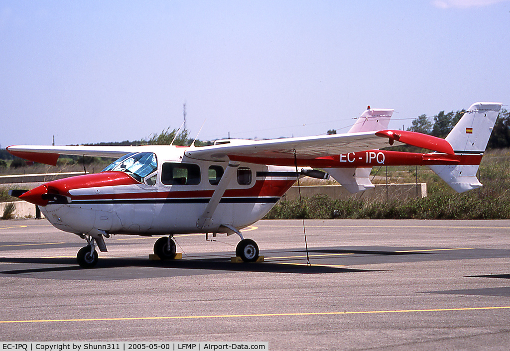 EC-IPQ, 1973 Reims F337G Super Skymaster C/N 0056, Parked at the General Aviation area...
