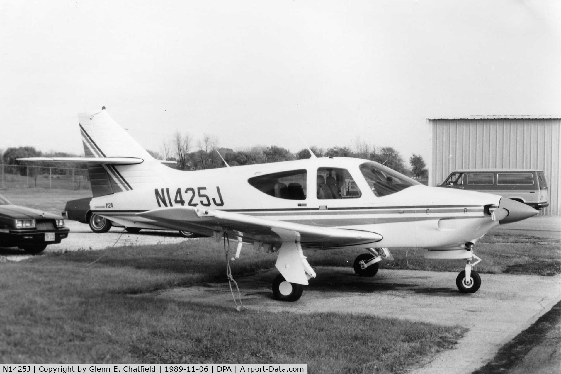 N1425J, 1975 Rockwell International 112A Commander C/N 425, Photo taken for aircraft recognition training.