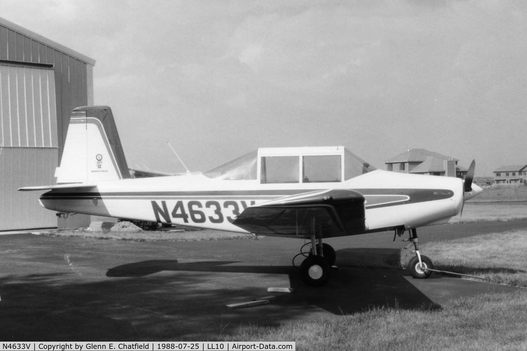 N4633V, 1977 Varga 2150A Kachina C/N VAC-90-78, Photo taken for aircraft recognition training.