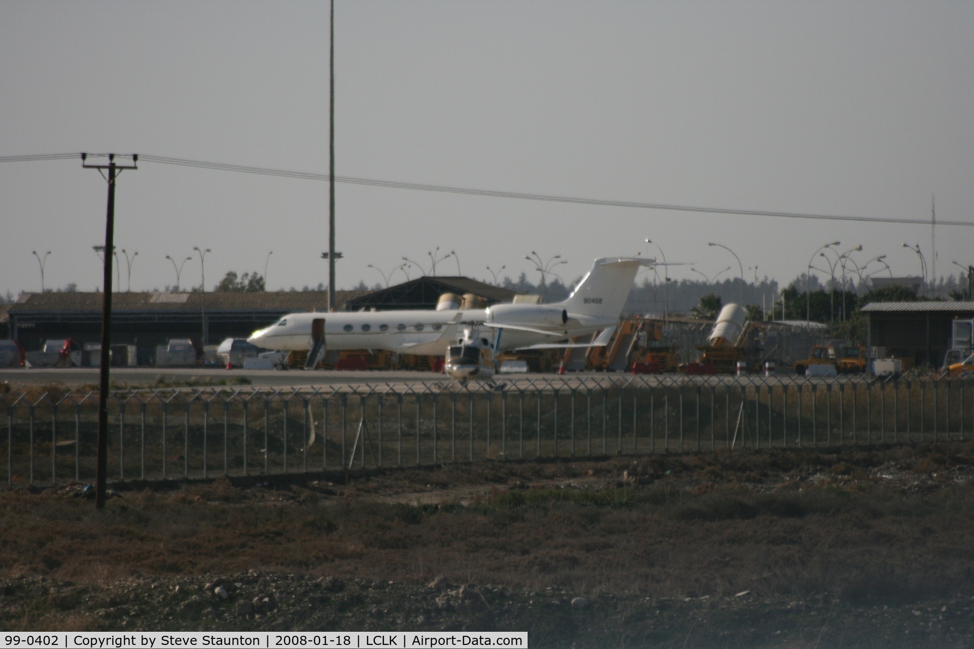 99-0402, 2000 Gulfstream Aerospace C-37A (Gulfstream V) C/N 571, Taken in the Larnaca area 18th January 2008