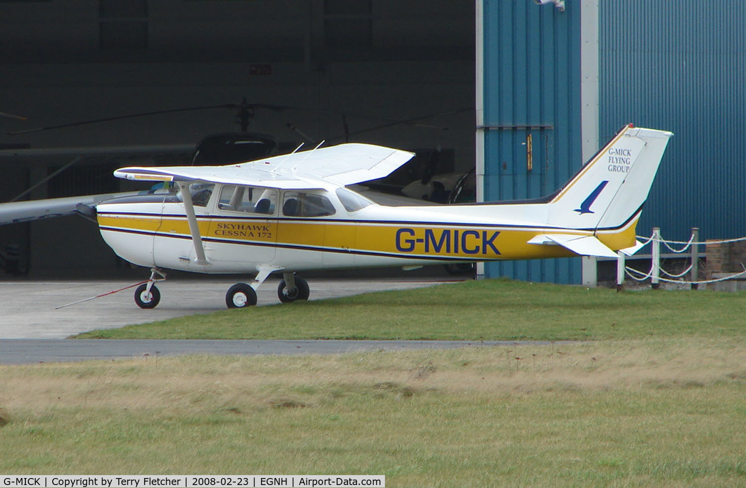 G-MICK, 1977 Reims F172N Skyhawk C/N 1592, Local Flying Group Cessna F172N at Blackpool