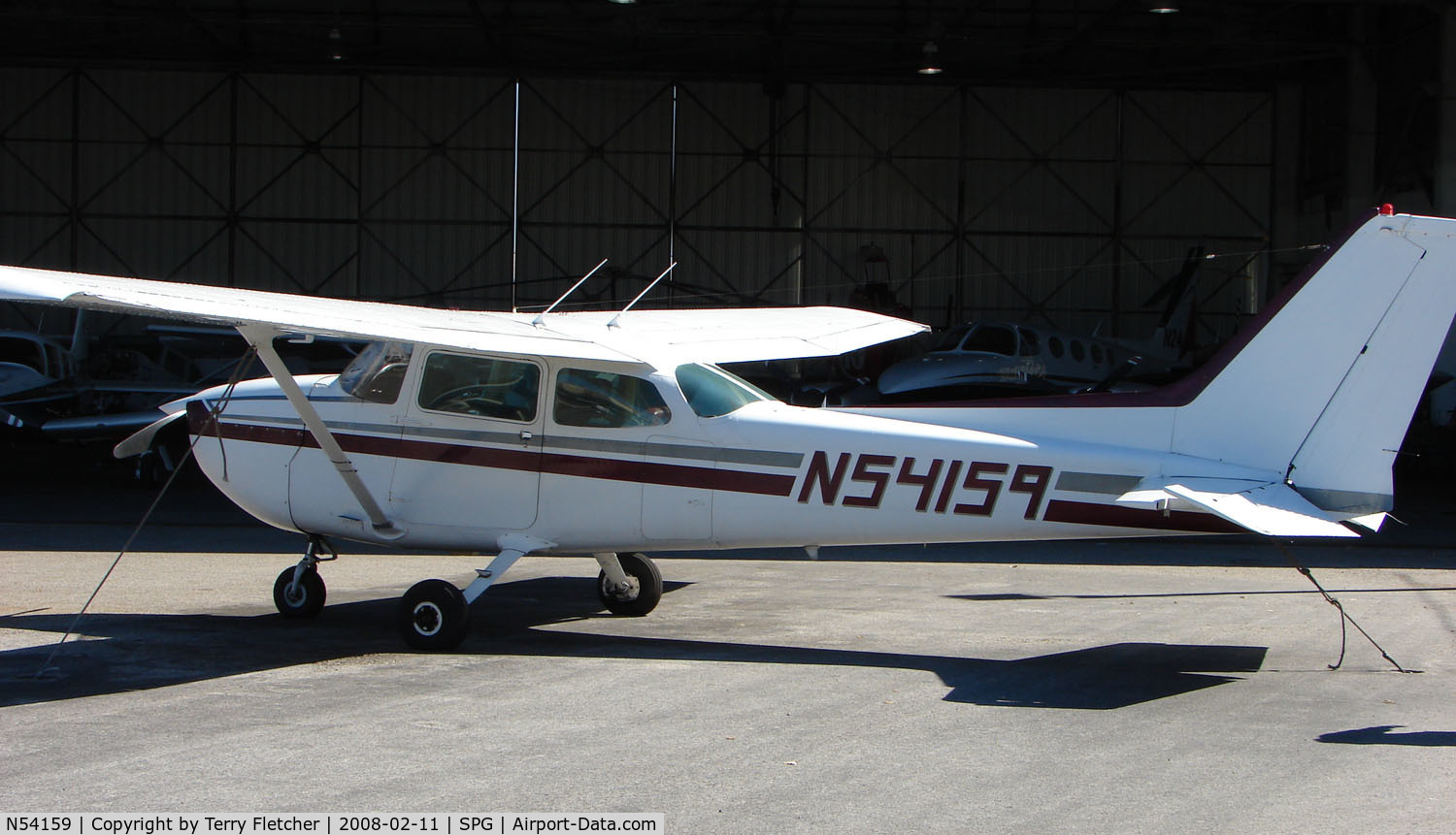 N54159, 1981 Cessna 172P C/N 17274893, part of the GA scene at Albert Whitted airport in St.Petersburg , Florida