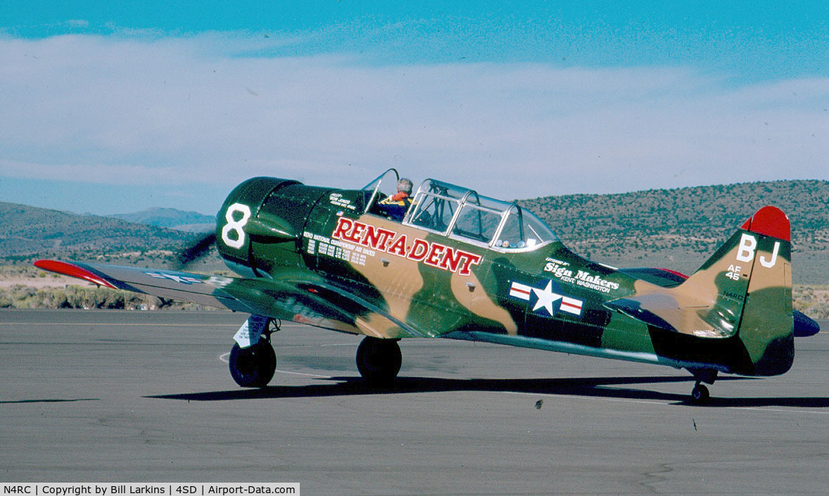 N4RC, 1958 North American SNJ-6 Texan C/N 121-42920, Reno Air Races