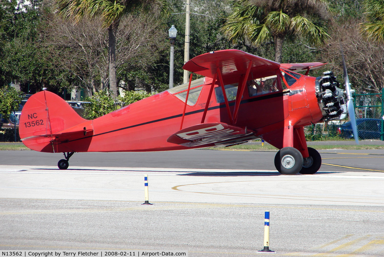 N13562, 1933 Waco UIC C/N 3816, part of the GA scene at Albert Whitted airport in St.Petersburg , Florida