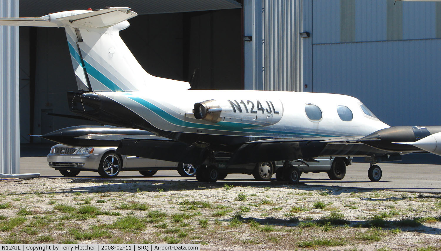 N124JL, 1966 Learjet 24 C/N 24-127, Nice to see a Learjet 24 at Sarasota - although I suspect it does not fly too often these days