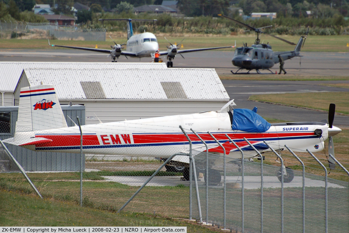 ZK-EMW, NZ Aerospace FU24-954 C/N 277, At Rotorua