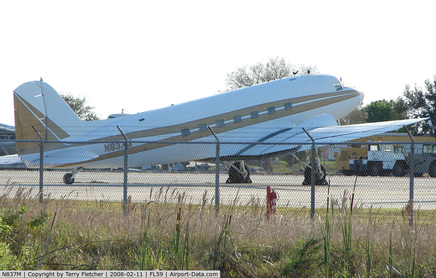 N837M, 1943 Douglas C-47A-10-DK Skytrain C/N 43-17168/12523, One of eight Dakotas that can be seen at this Airport