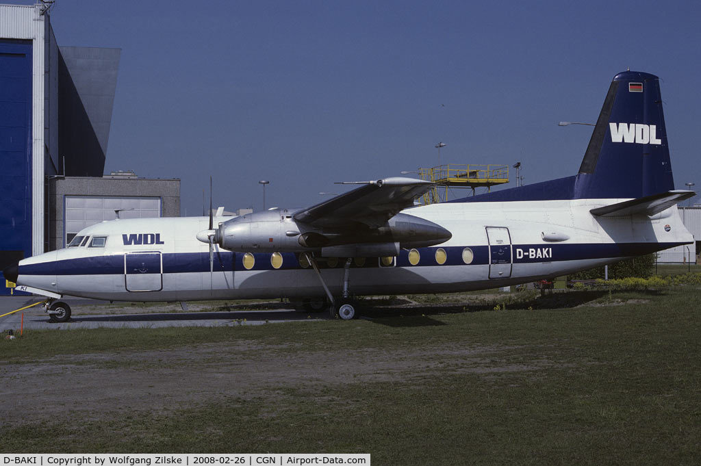 D-BAKI, 1958 Fokker F.27-100 Friendship C/N 10102, visitor
