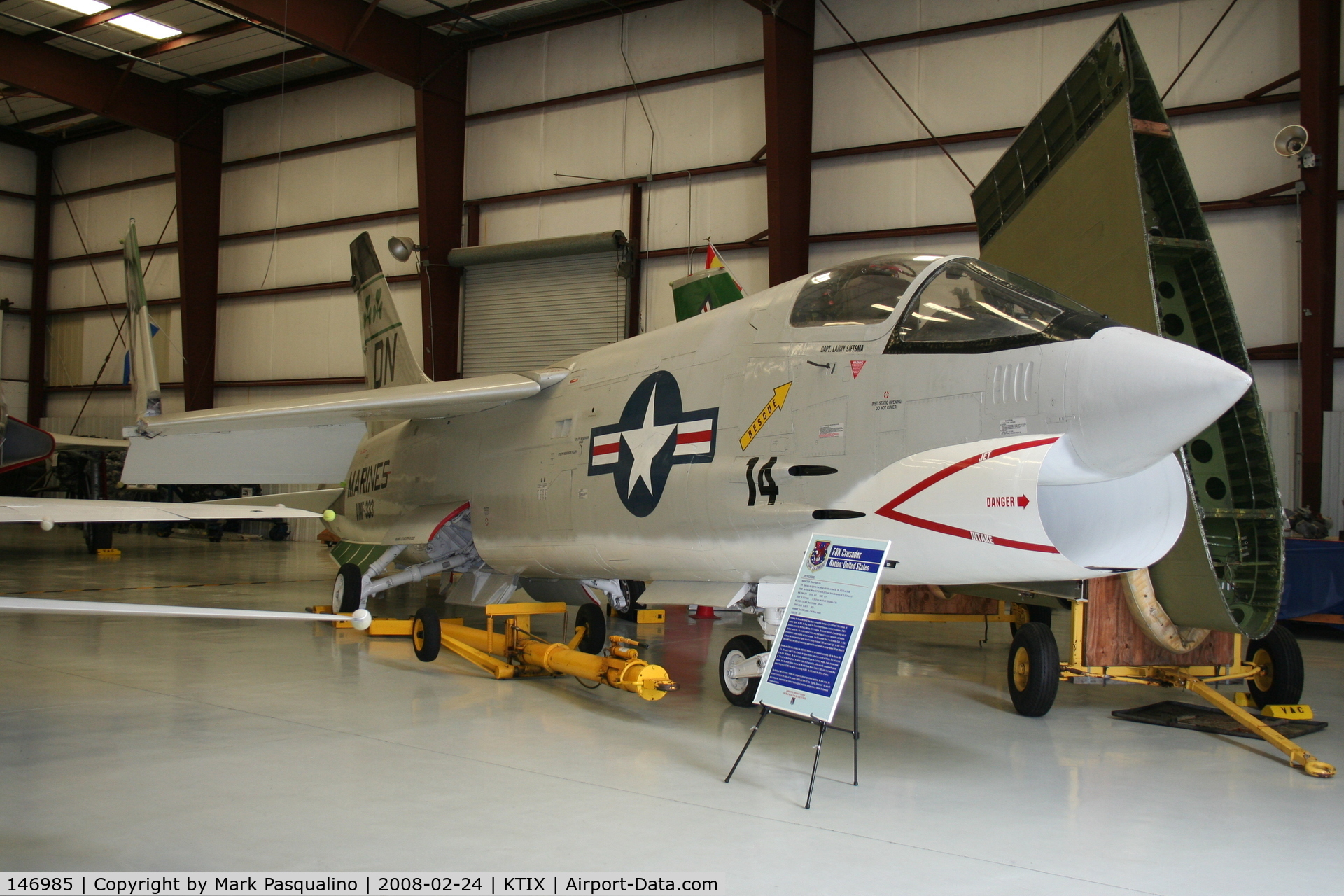 146985, Vought F-8K Crusader C/N 726, Vought F8U-2