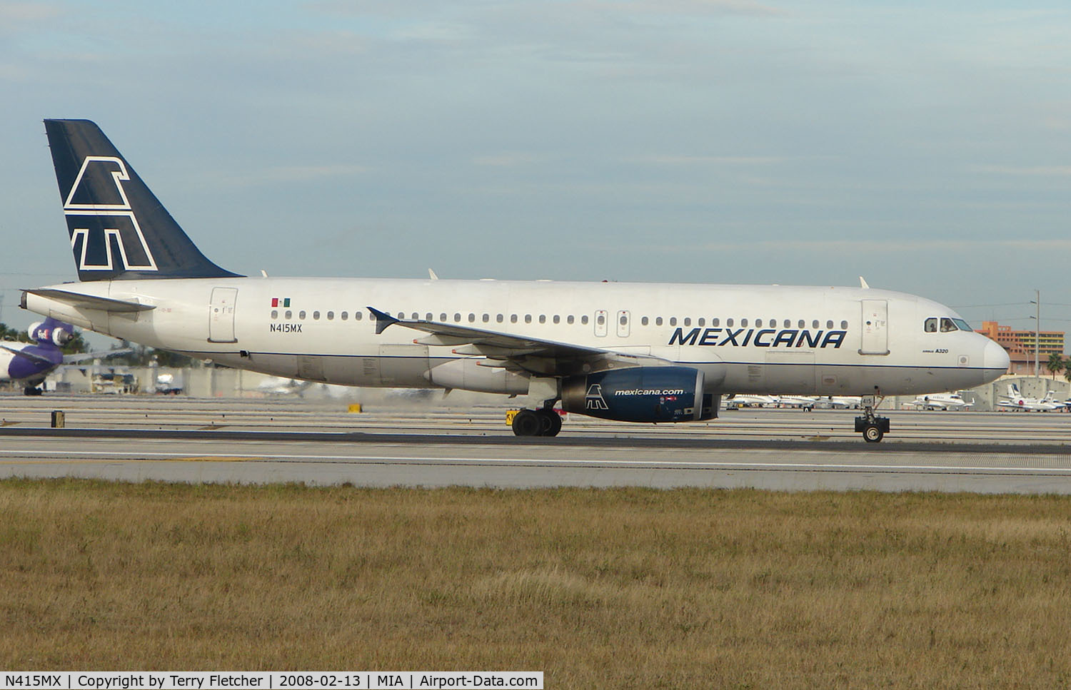 N415MX, 1994 Airbus A320-231 C/N 415, Mexicana A320 had previously operated in Hong Kong and Libya