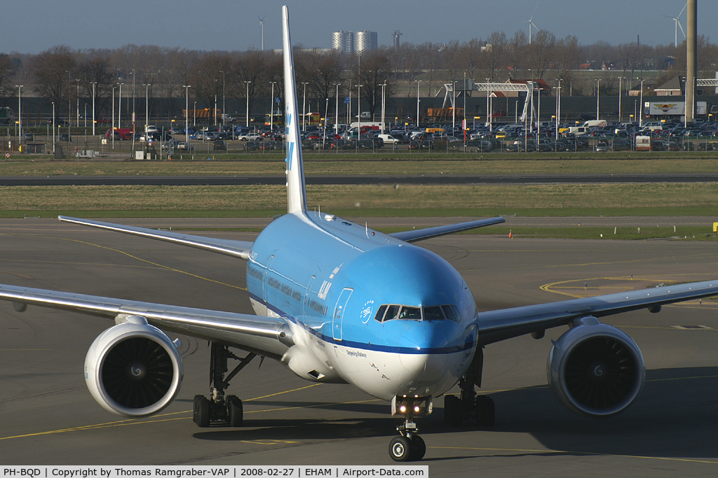 PH-BQD, 2003 Boeing 777-206/ER C/N 33713, KLM - Royal Dutch Airlines Boeing 777-200