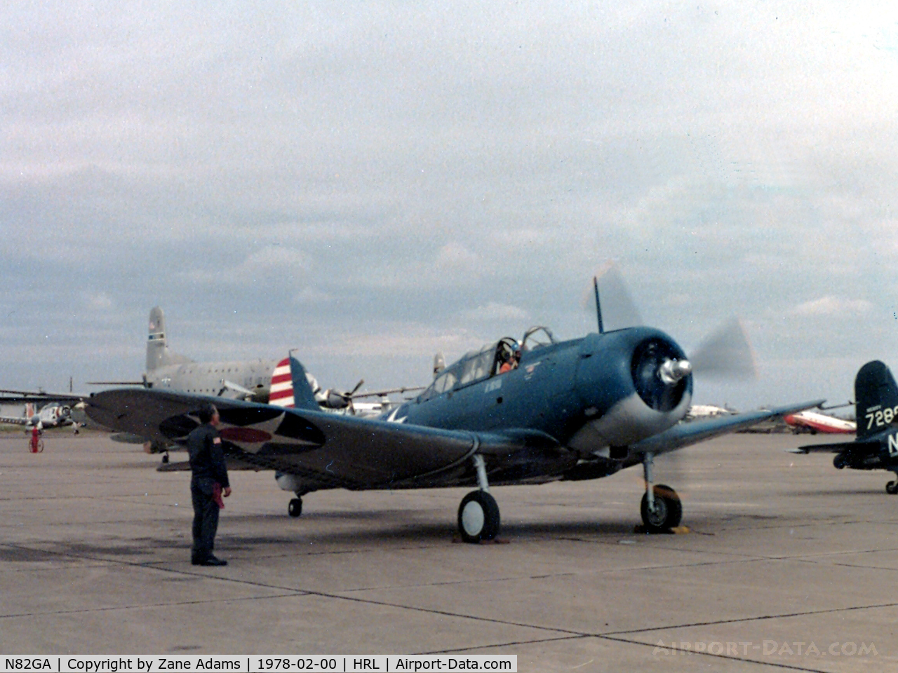 N82GA, Douglas SBD-5 Dauntless C/N 54532, SBD-5 at Harlingen