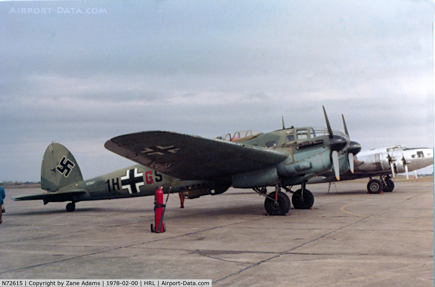 N72615, CASA C-2.111F C/N 118, The ill fated CAF He-111 (CASA 2.111) at Harlingen