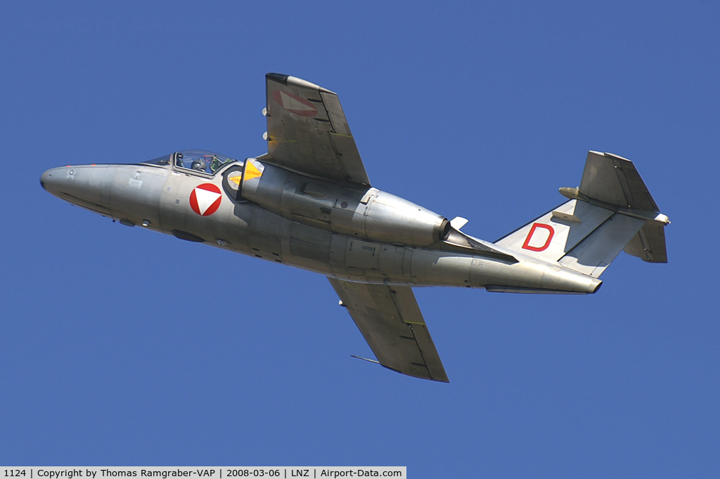 1124, Saab 105OE C/N 105424, Austria - Air Force Saab 105