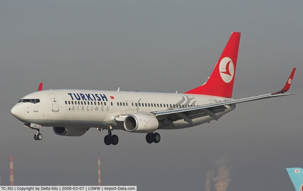 TC-JGJ, 2006 Boeing 737-8F2 C/N 34408, Turkish Airlines  Boeing 737-800