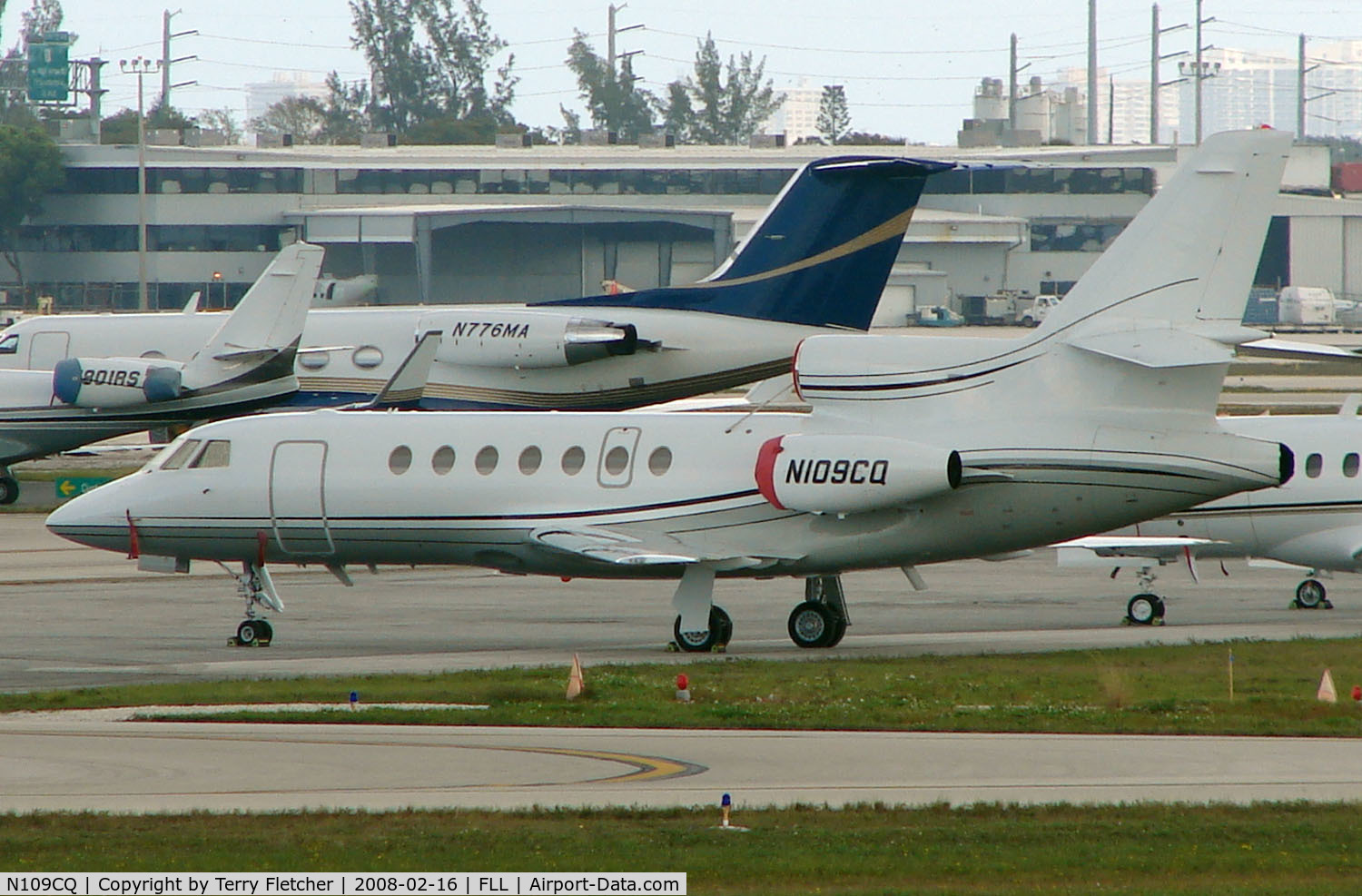 N109CQ, 2004 Dassault Falcon 50 C/N 340, Falcon 50 at FLL in Feb 2008