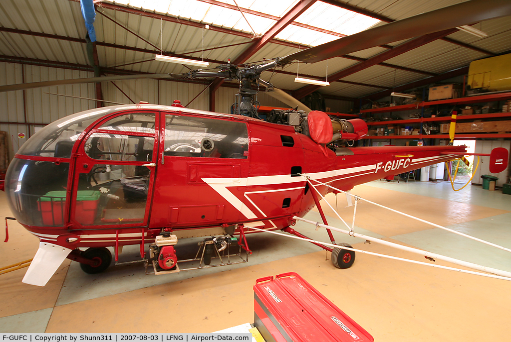 F-GUFC, Sud SA-316B Alouette III C/N 2224, Ex. Securite Civile helicopter... Based here...