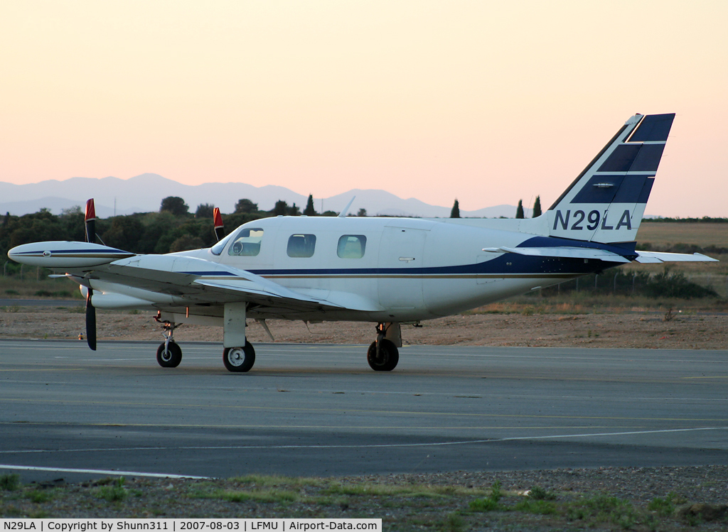 N29LA, 1979 Piper PA-31T C/N 31T8020076, Parked at the General Aviation area...