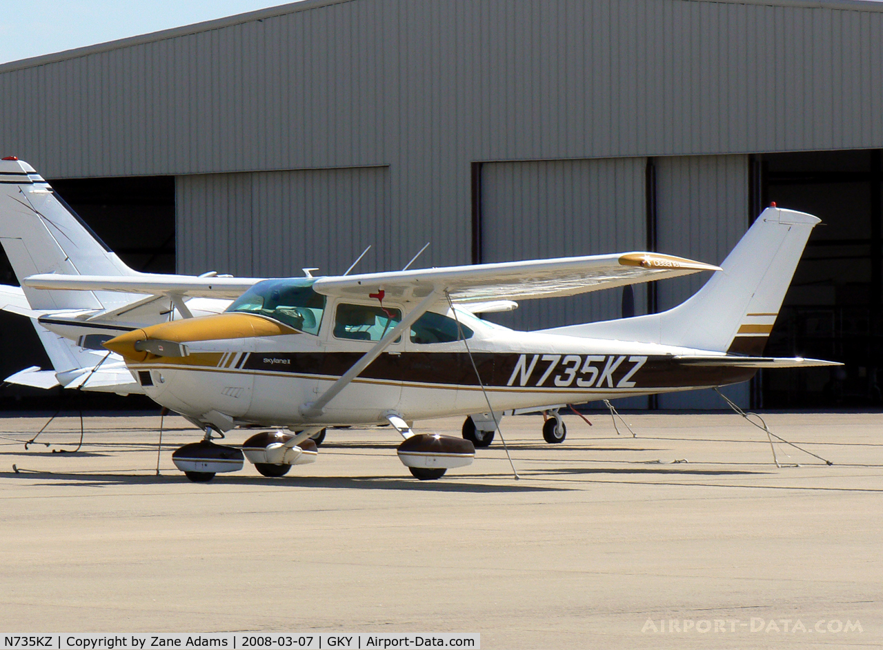 N735KZ, 1977 Cessna 182Q Skylane C/N 18265497, At Arlington Municipal