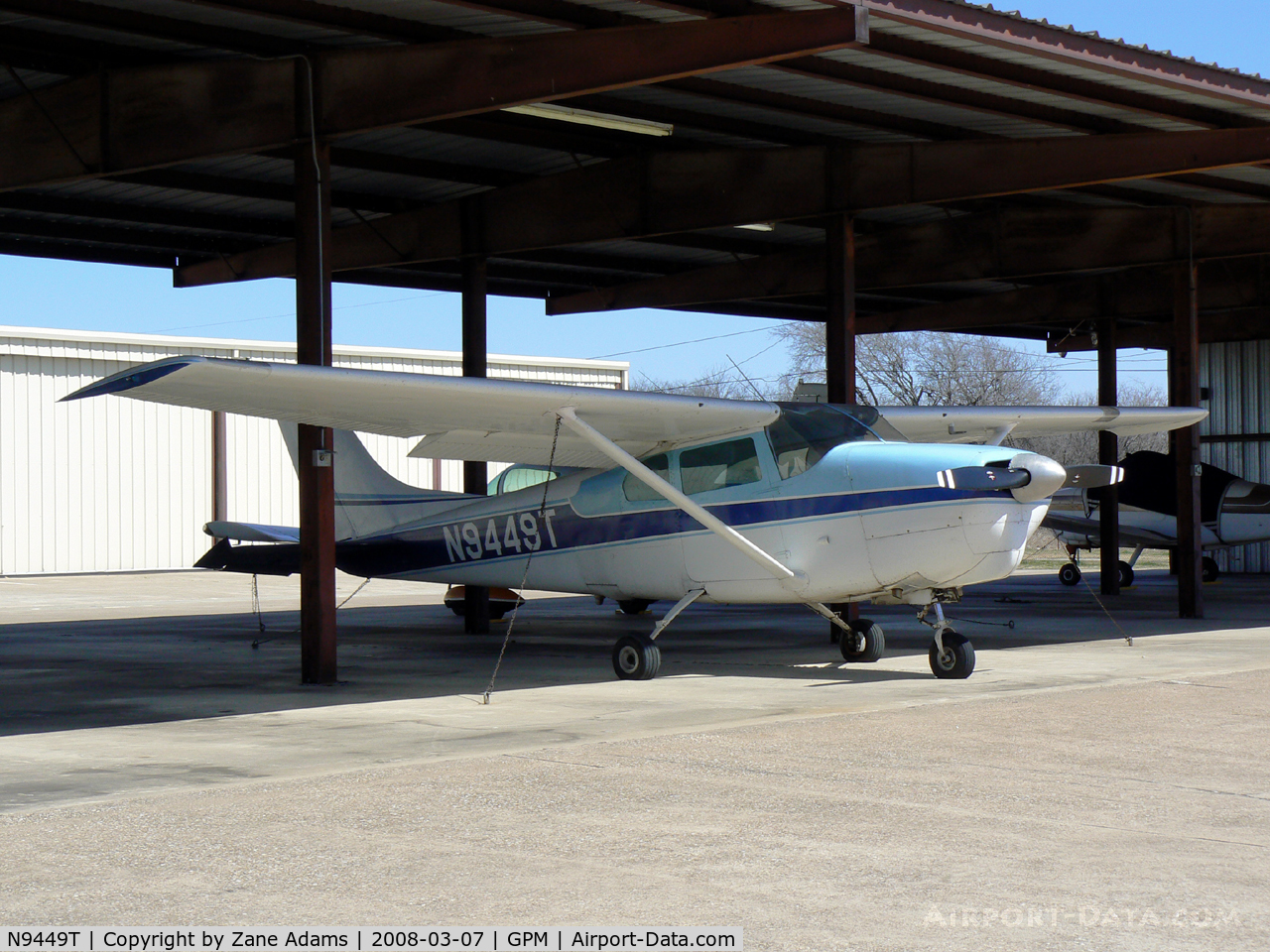 N9449T, 1960 Cessna 210 C/N 57249, At Grand Prairie Municipal