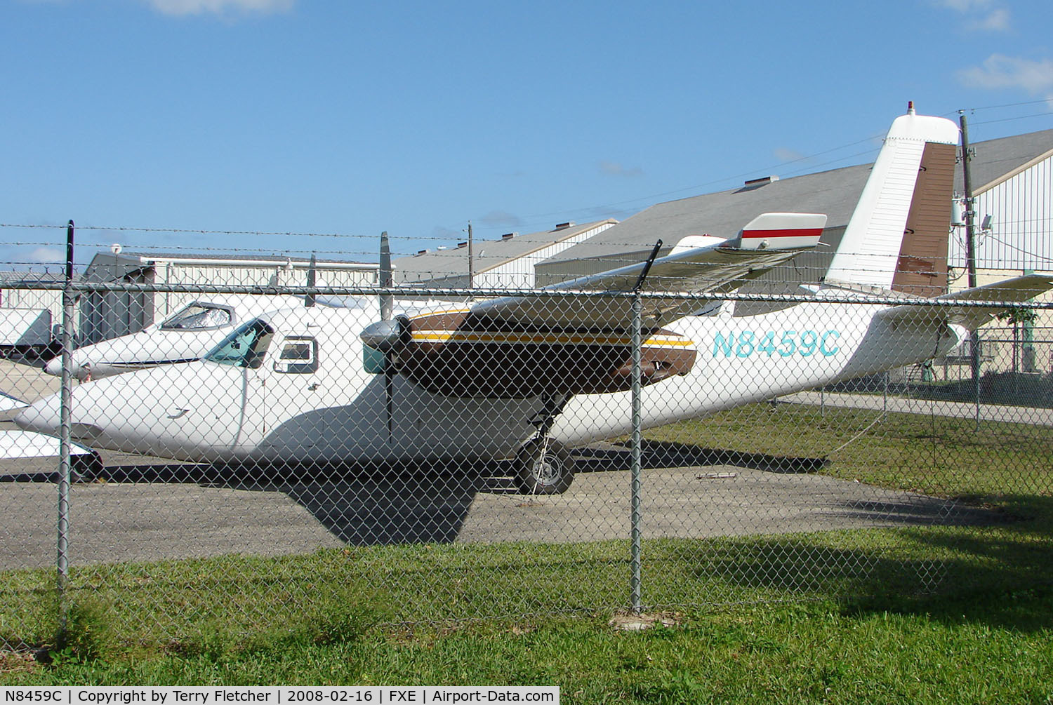 N8459C, 1959 Aero Commander 500 C/N 816, This Aero Commander  at FXE is nearly 50 years old