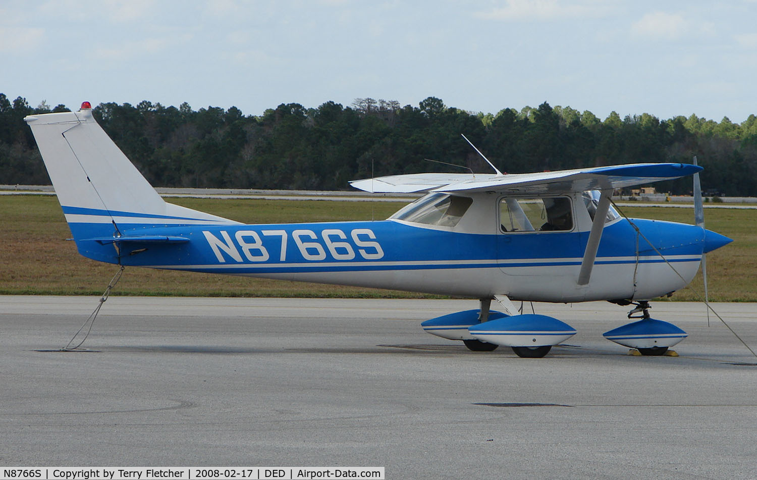 N8766S, 1965 Cessna 150F C/N 15062066, Cessna 150F at Deland , Florida
