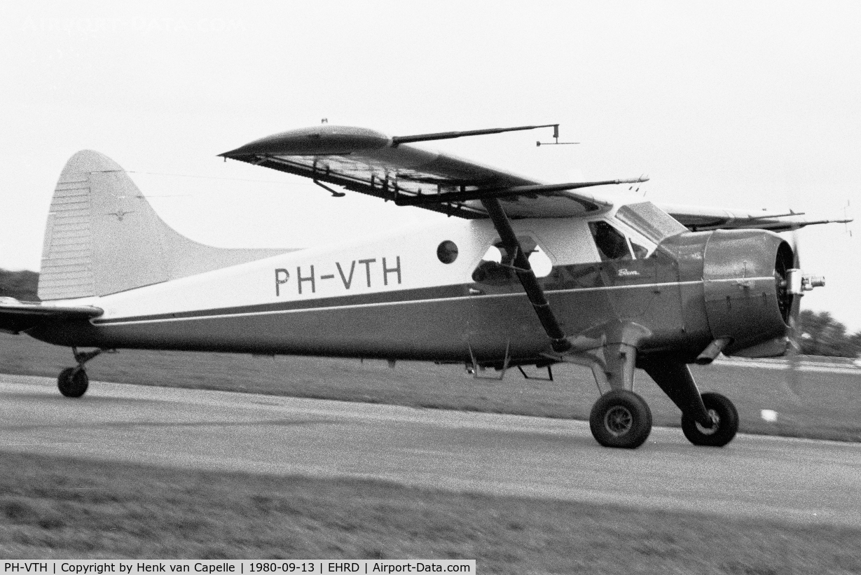 PH-VTH, De Havilland Canada DHC-2 Beaver Mk.I C/N 1244, The Aircraft Engineering department of the Technical University at Delft used this Beaver for flight research purposes.