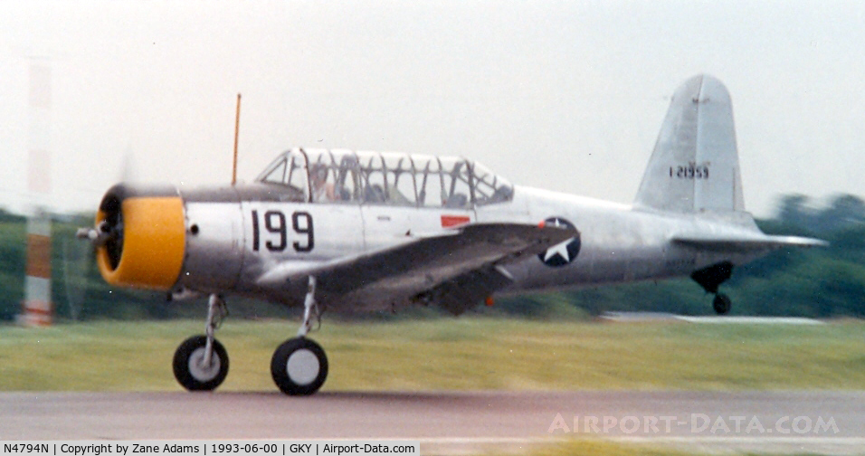 N4794N, 1942 Consolidated Vultee BT-13A C/N 5798, At Arlington Municipal