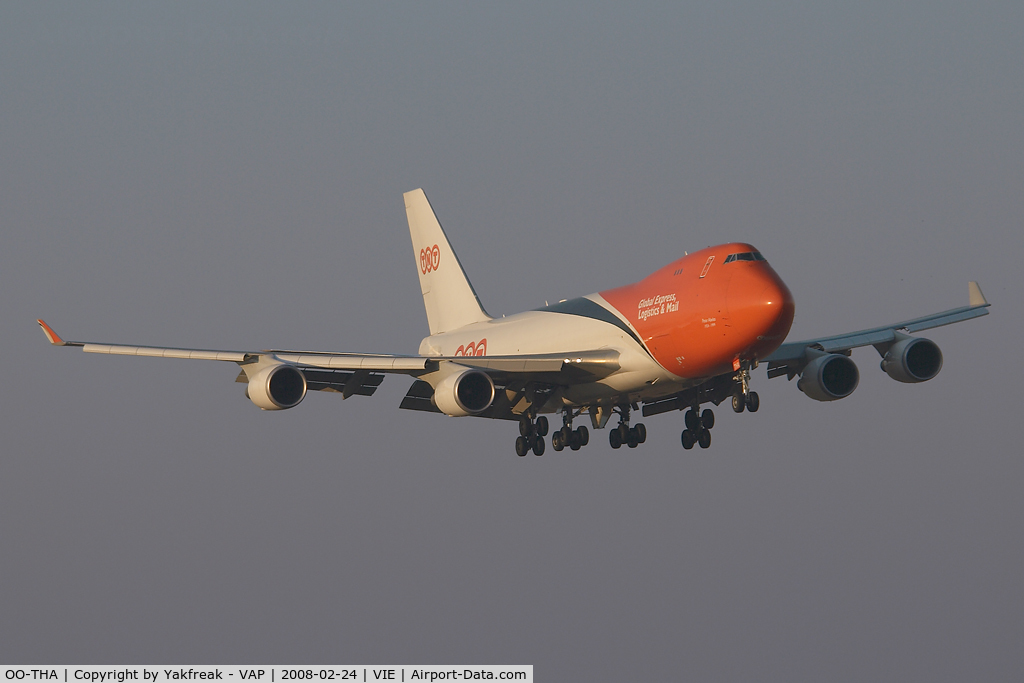 OO-THA, 2006 Boeing 747-4HAF/ER/SCD C/N 35232, TNT Boeing 747-400