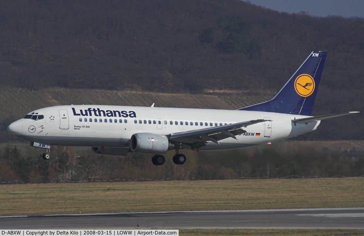 D-ABXW, 1989 Boeing 737-330 C/N 24561, Lufthansa