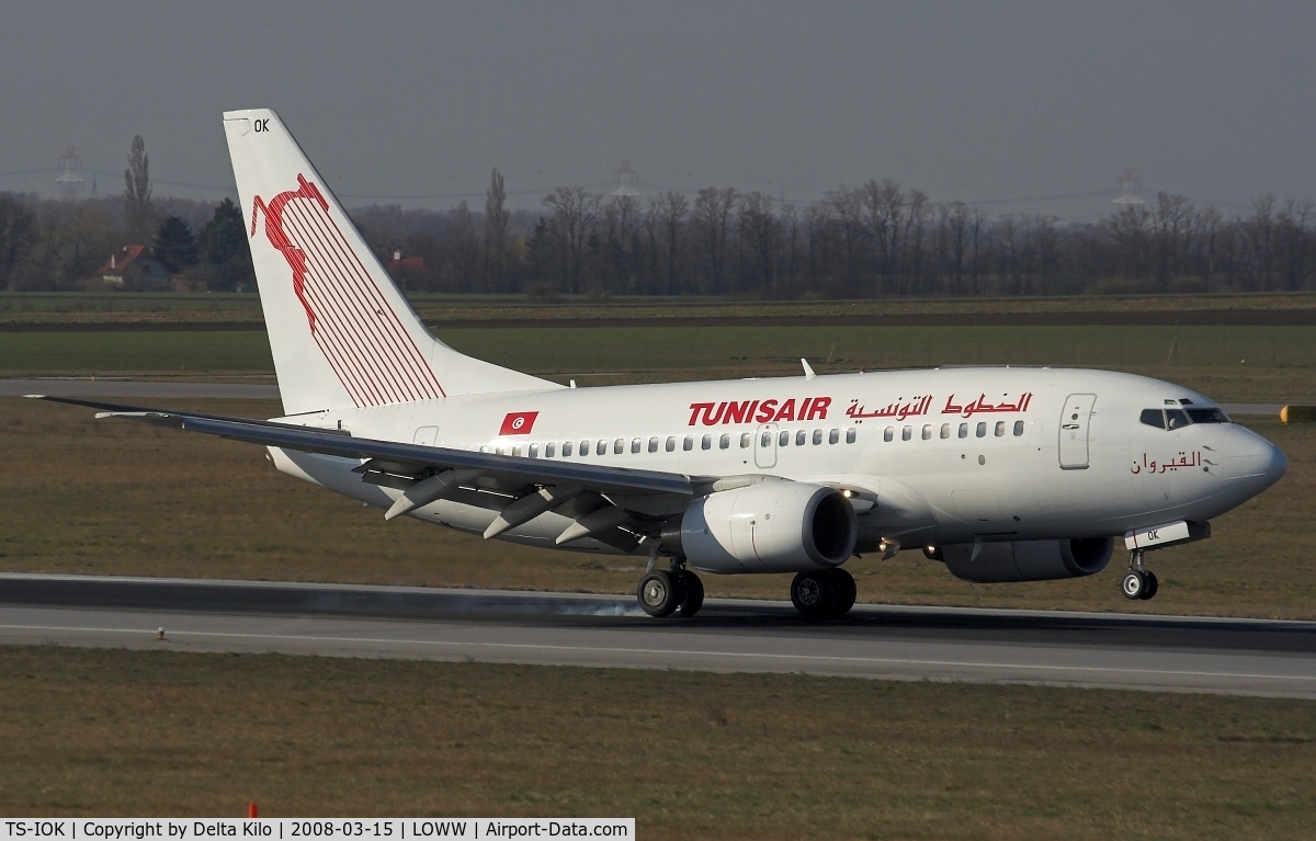 TS-IOK, 1999 Boeing 737-6H3 C/N 29496, TUNISAIR