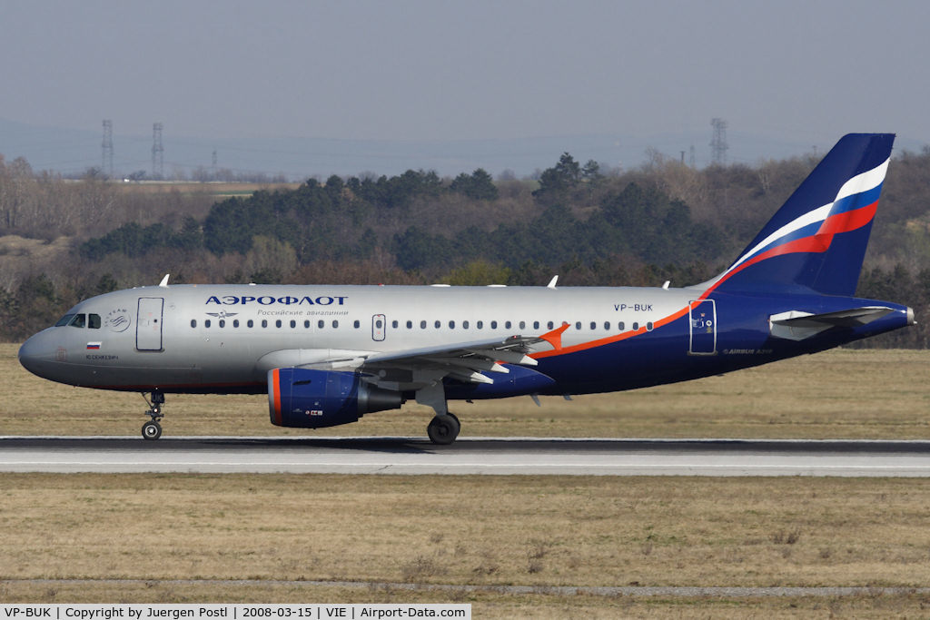 VP-BUK, 2007 Airbus A319-112 C/N 3281, Airbus A319-111