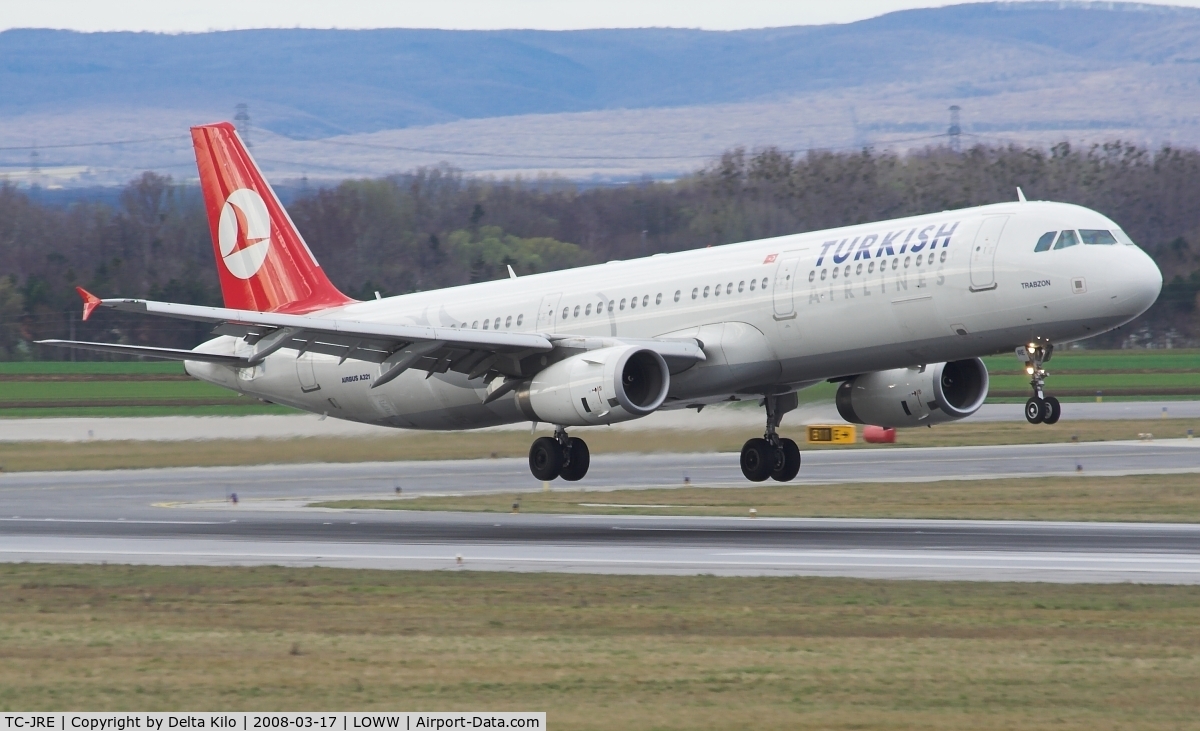TC-JRE, 2007 Airbus A321-231 C/N 3126, Turkish Airlines