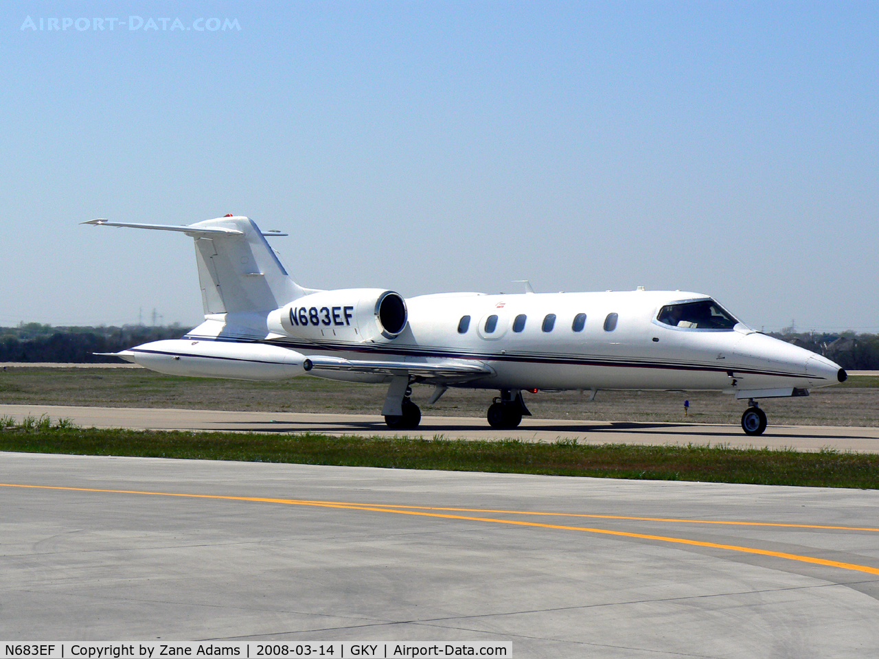 N683EF, 1987 Learjet Inc 35A C/N 35A-614, At Arlington Municipal