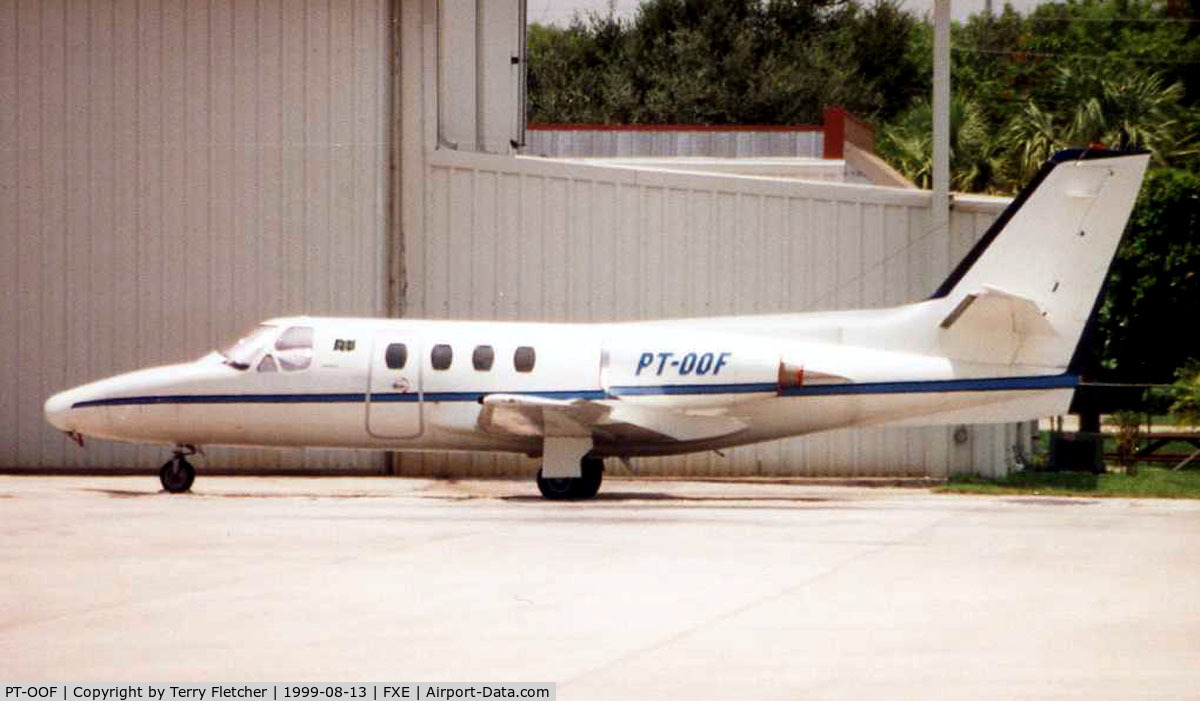 PT-OOF, Cessna Citation 500 I C/N 500-0074, Brazilian registered Citation 500 at FXE in 1999 - aircraft was subsequently registered N500ML
