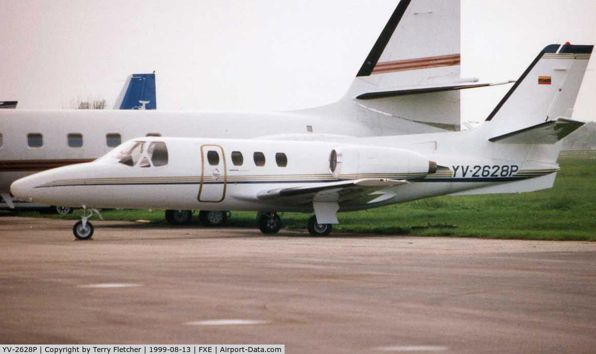 YV-2628P, 1972 Cessna 500 Citation I C/N 500-0052, Venezualian registered Cessna 500 at Ft.Lauderdale Exec in 1999