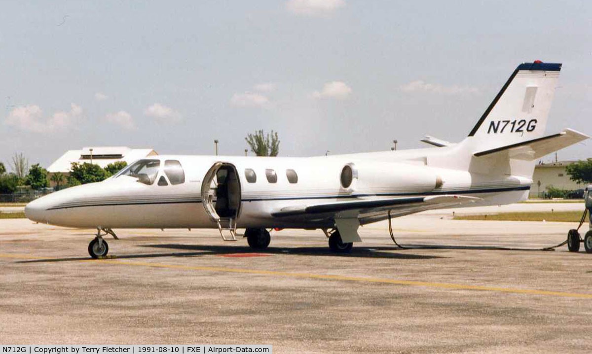 N712G, 1972 Cessna 500 Citation C/N 500-0060, Cessna 500 at Ft.Lauderdale Executive in 1991