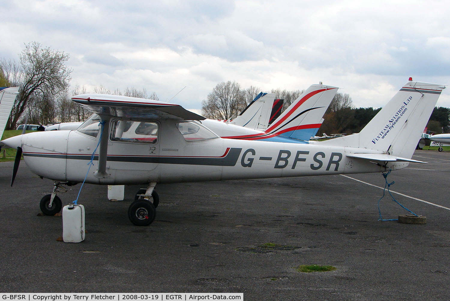 G-BFSR, 1969 Reims F150J C/N 0504, Part of the busy GA scene at Elstree Airfield in the northern suburbs of London