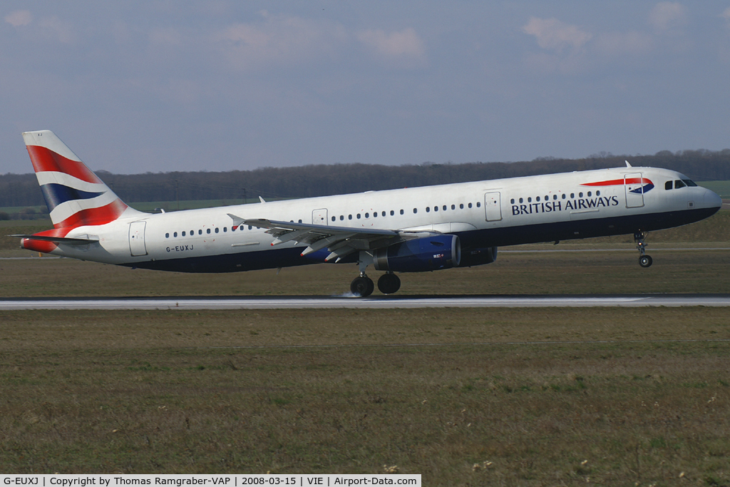 G-EUXJ, 2007 Airbus A321-231 C/N 3081, British Airways Airbus A321