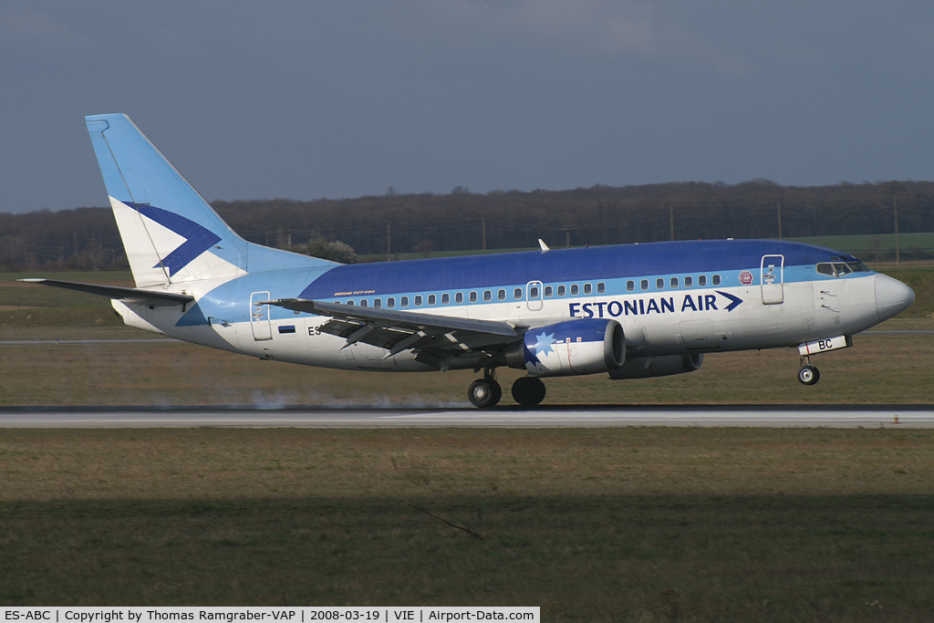 ES-ABC, 1995 Boeing 737-5Q8 C/N 26324, Estonian Air Boeing 737-500