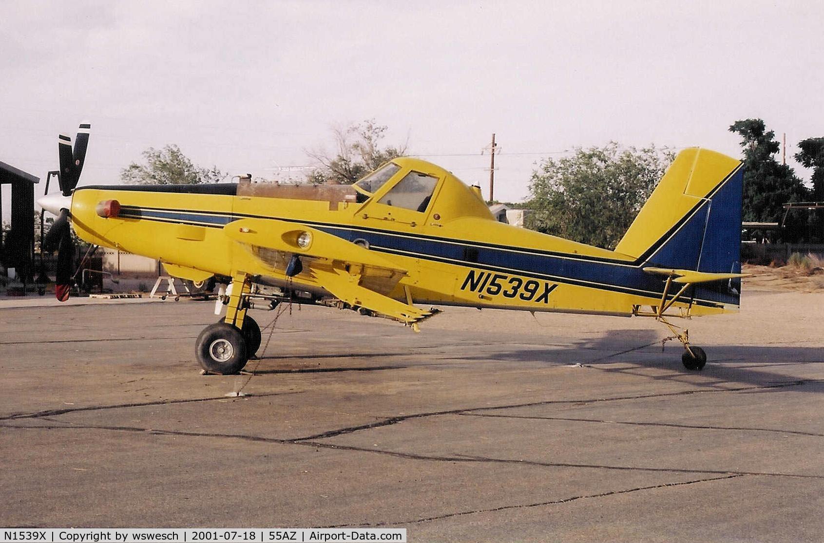 N1539X, 1992 Air Tractor Inc AT-502A C/N 502A-0166, 1992 Air Tractor AT-502A, #502A-0166.  Custom Farm Service - Stanfield, Arizona.
