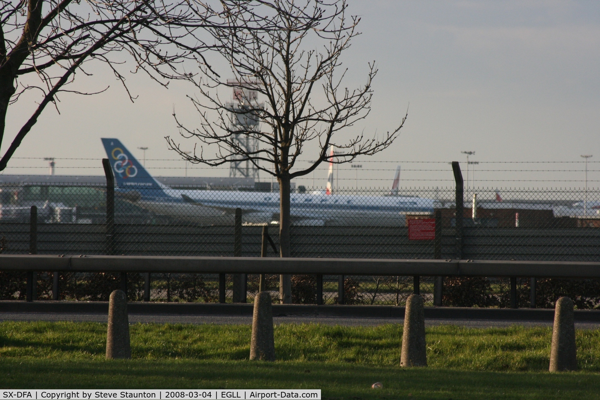 SX-DFA, 1999 Airbus A340-313 C/N 235, Taken at Heathrow Airport March 2008