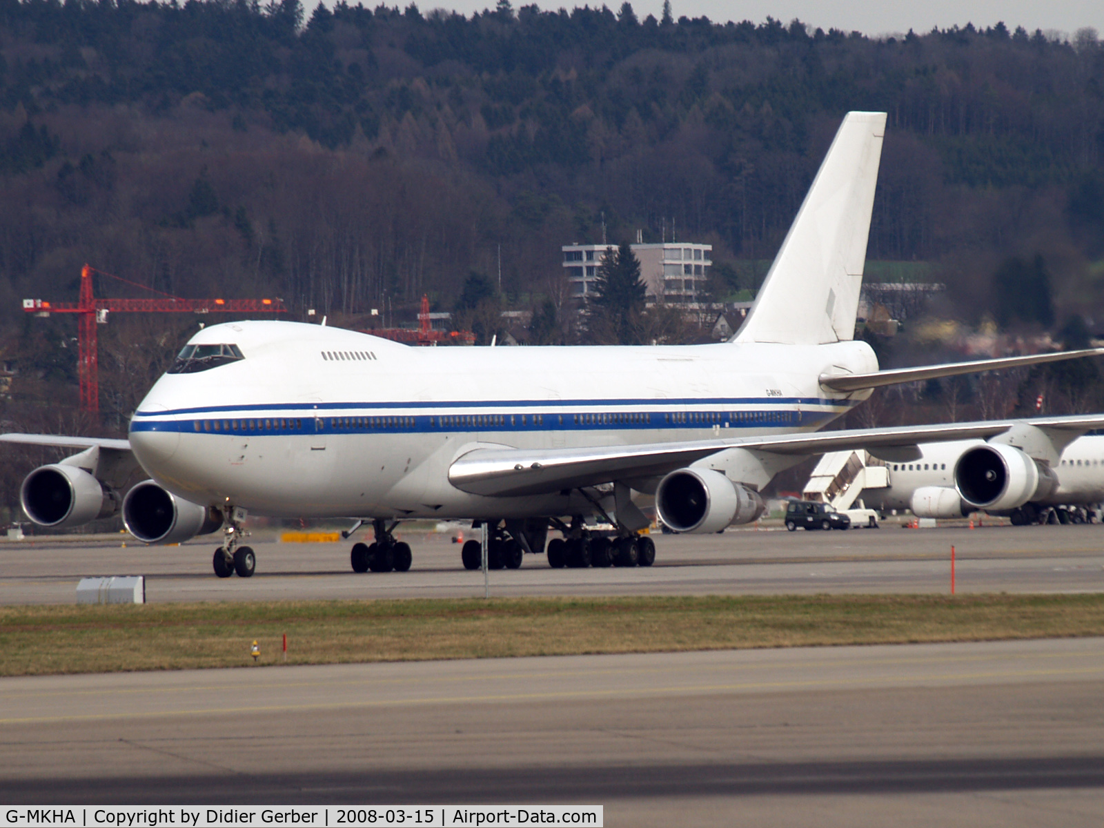 G-MKHA, 1983 Boeing 747-2J6B C/N 23071, Special visitor to LSZH