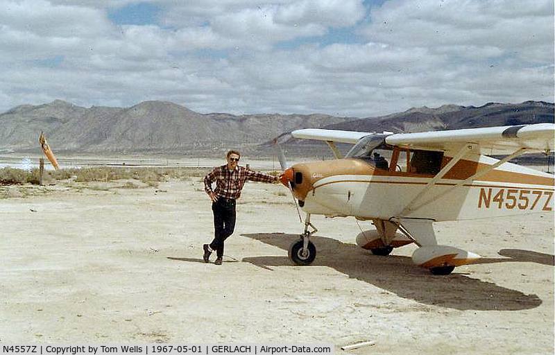 N4557Z, 1961 Piper PA-22-108 Colt C/N 22-8064, Ed Berry May 1, 1967, cross country Reno to Winnemucca to Gerlach to Reno