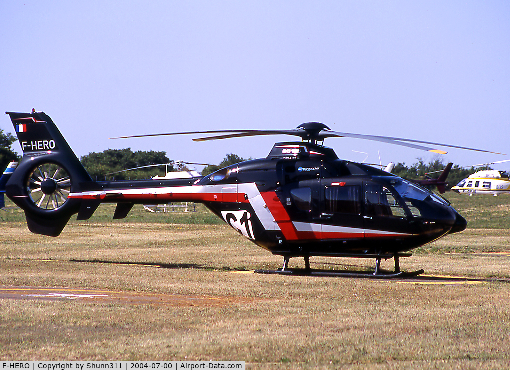 F-HERO, 2003 Eurocopter EC-135T-2 C/N 0274, During Magny Cours Formula One GP 2004