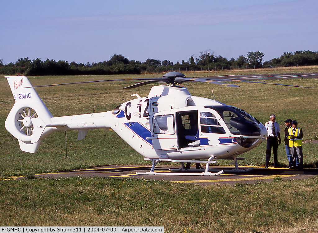 F-GMHC, Eurocopter EC-135T-1 C/N 0036, During Magny Cours Formula One GP 2004