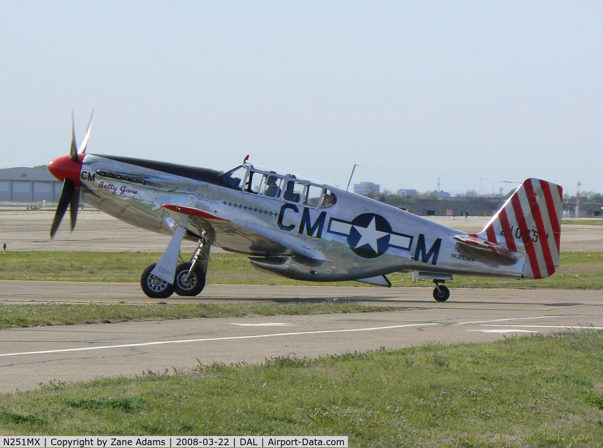 N251MX, 1943 North American P-51C-10 Mustang C/N 103-22730, Sexy Betty Jane! - Collings Foundation Flight Training