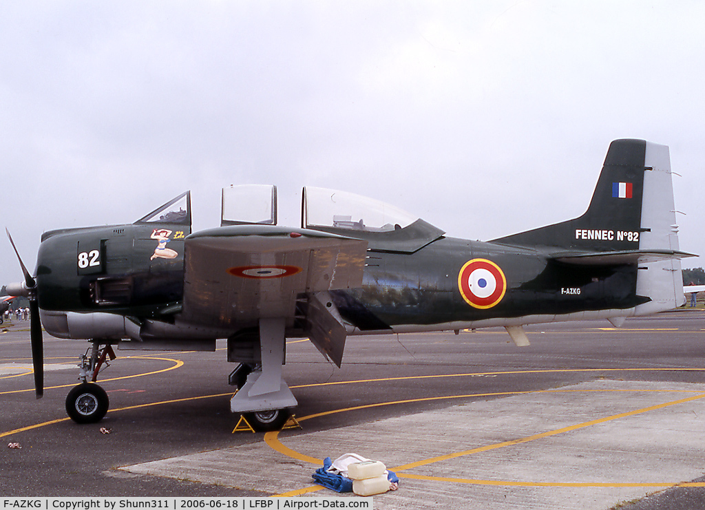 F-AZKG, 1951 North American T-28A Fennec C/N 174-111, During PUF ALAT Meeting 2006