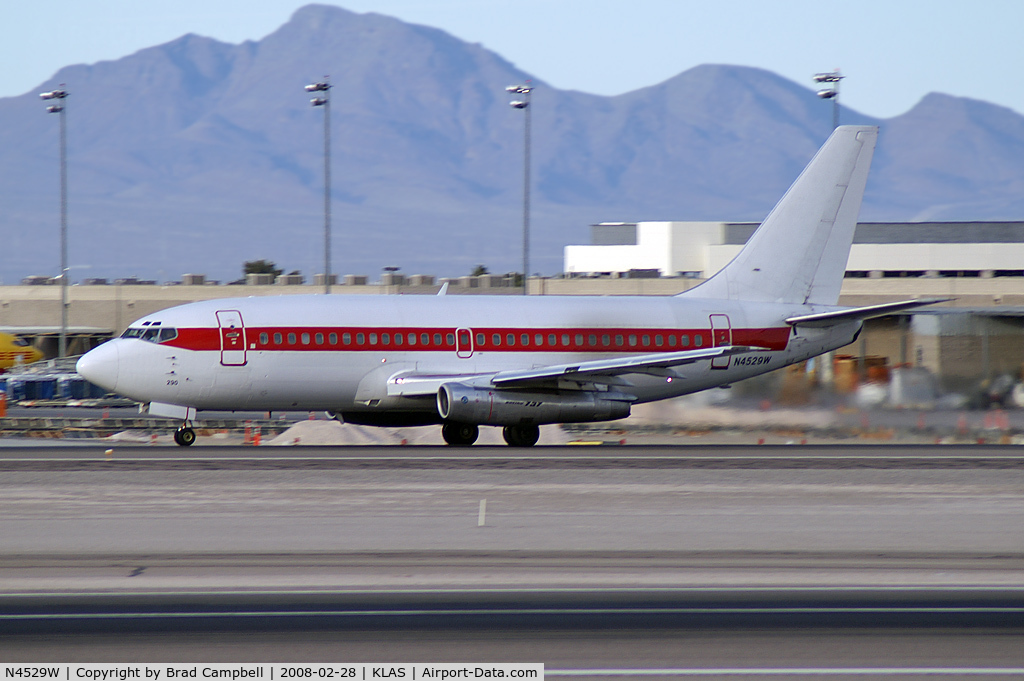 N4529W, 1973 Boeing 737-275 C/N 20785, EG & G - Department of Air Force - Layton, Utah / 1973 Boeing 737-275 / J.A.N.E.T Airlines