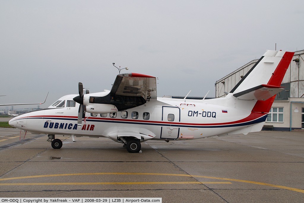 OM-ODQ, Let L-410UVP Turbolet C/N 841320, Dubnica Air Let 410